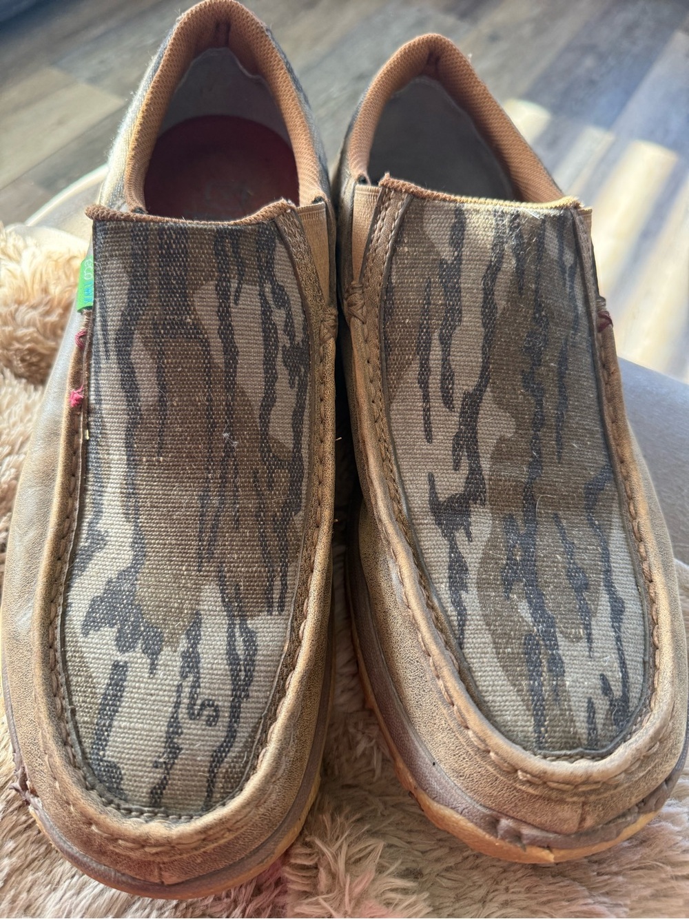 Twisted X Men's Brown Camo Slip-On Loafers